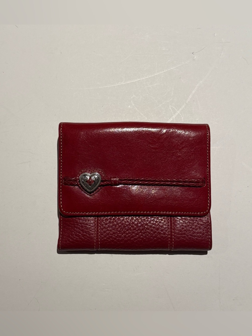 Brighton Red Leather Wallet